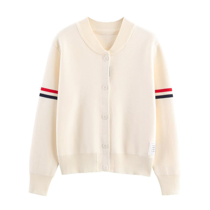 Damernas avslappnade cardigan med modern krage Mirla-Eva Jonsson