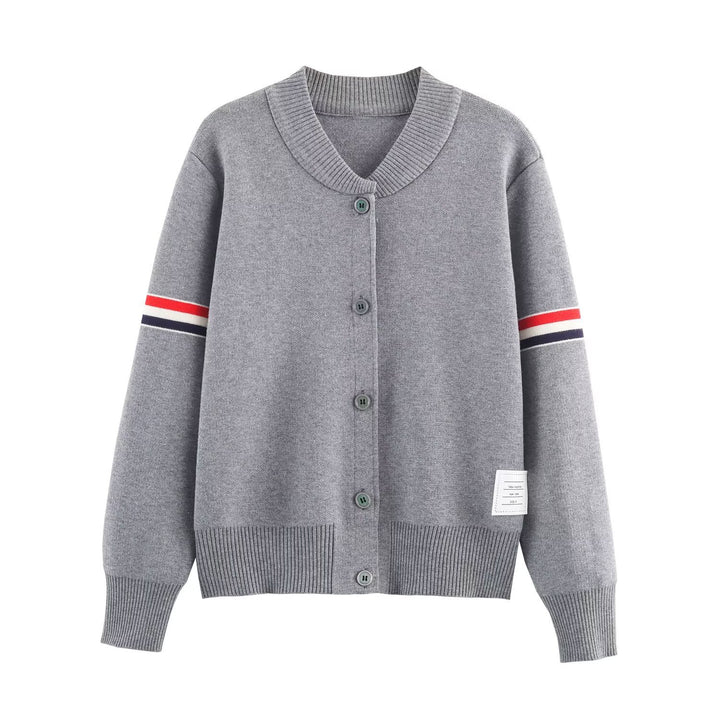 Damernas avslappnade cardigan med modern krage Mirla-Eva Jonsson