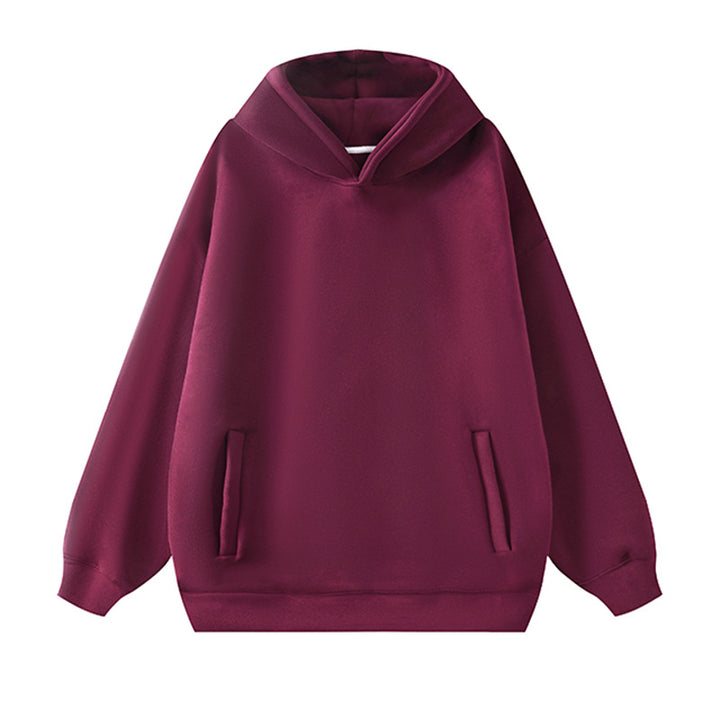 Damernas avslappnade hoodie i mjuk fleece med praktisk design Mirla-Eva Jonsson