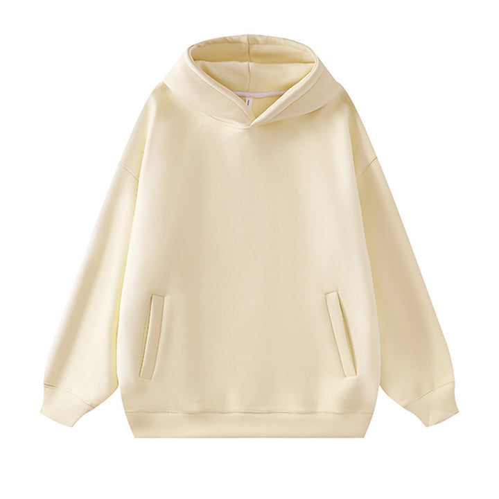 Damernas avslappnade hoodie i mjuk fleece med praktisk design Mirla-Eva Jonsson