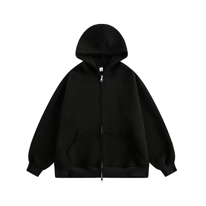 Damernas avslappnade hoodie med dragkedja och fickor Eva Jonsson-Eva Jonsson