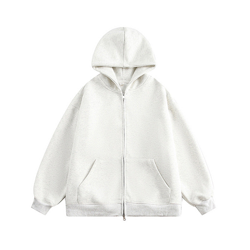 Damernas avslappnade hoodie med dragkedja och fickor Eva Jonsson-Eva Jonsson