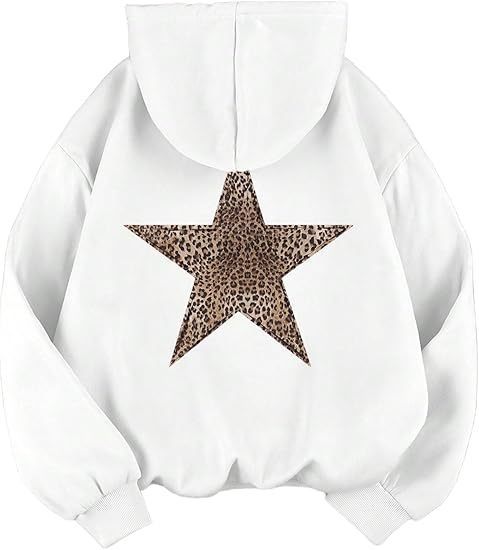 Damernas avslappnade hoodie med leopardmönster på Stern Eva Jonsson-Eva Jonsson