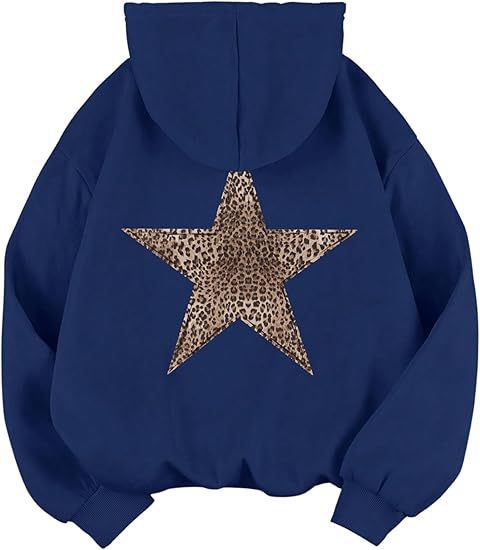 Damernas avslappnade hoodie med leopardmönster på Stern Eva Jonsson-Eva Jonsson