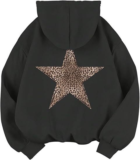 Damernas avslappnade hoodie med leopardmönster på Stern Eva Jonsson-Eva Jonsson