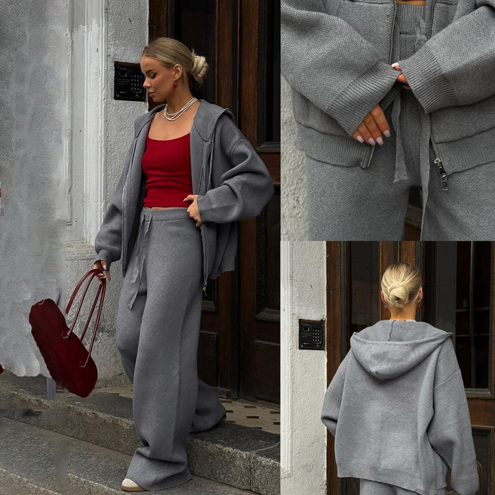 Damernas avslappnade hoodie med lös passform och bekväma sweatpants Mirla-Eva Jonsson