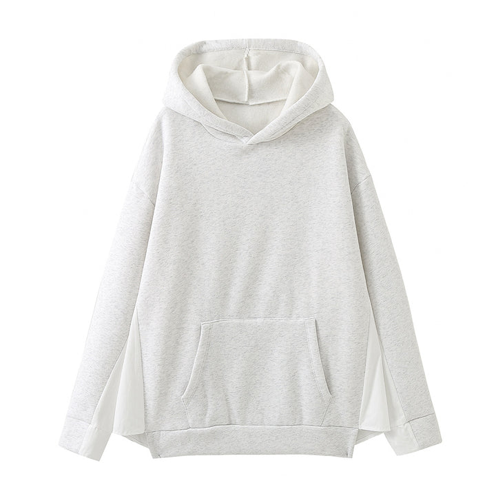 Damernas avslappnade hoodie med sidodelar Mirla-Eva Jonsson