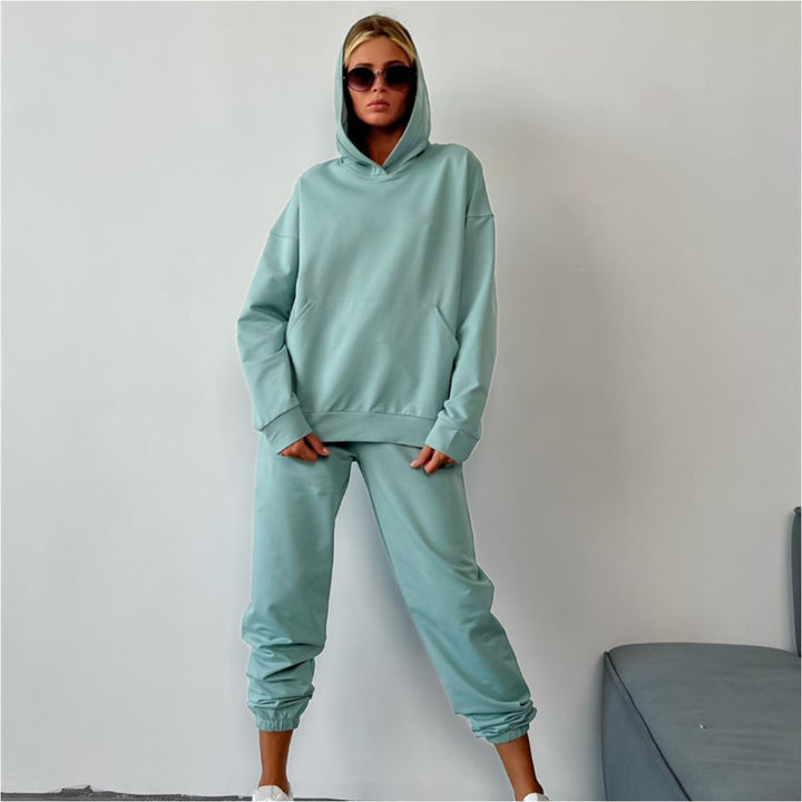 Damernas avslappnade hoodie och joggingset Mirla-Eva Jonsson