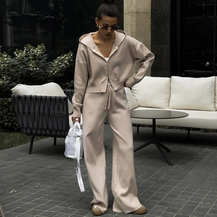 Damernas avslappnade hoodie-set Mirla-Eva Jonsson