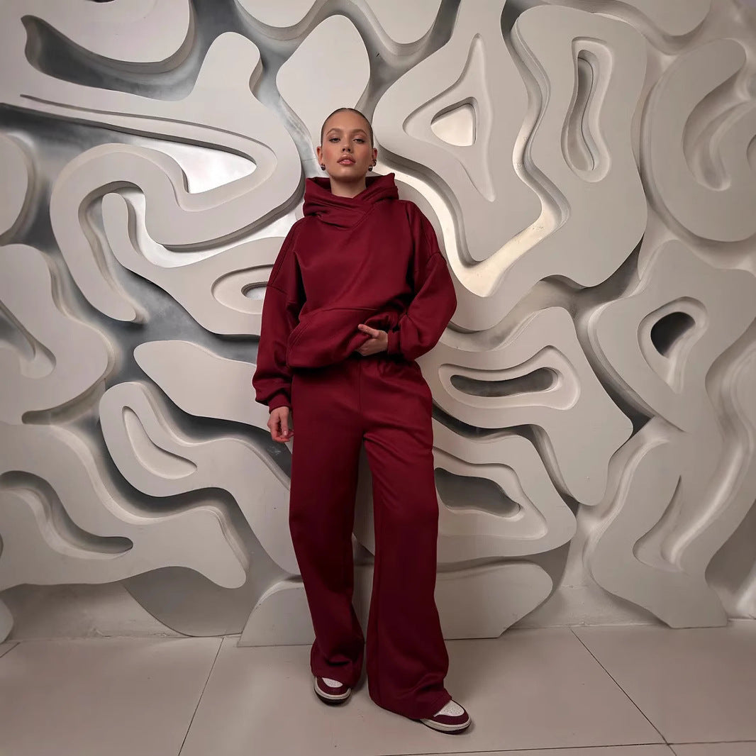 Damernas avslappnade hoodie-set med vid passform Eva Jonsson-Eva Jonsson