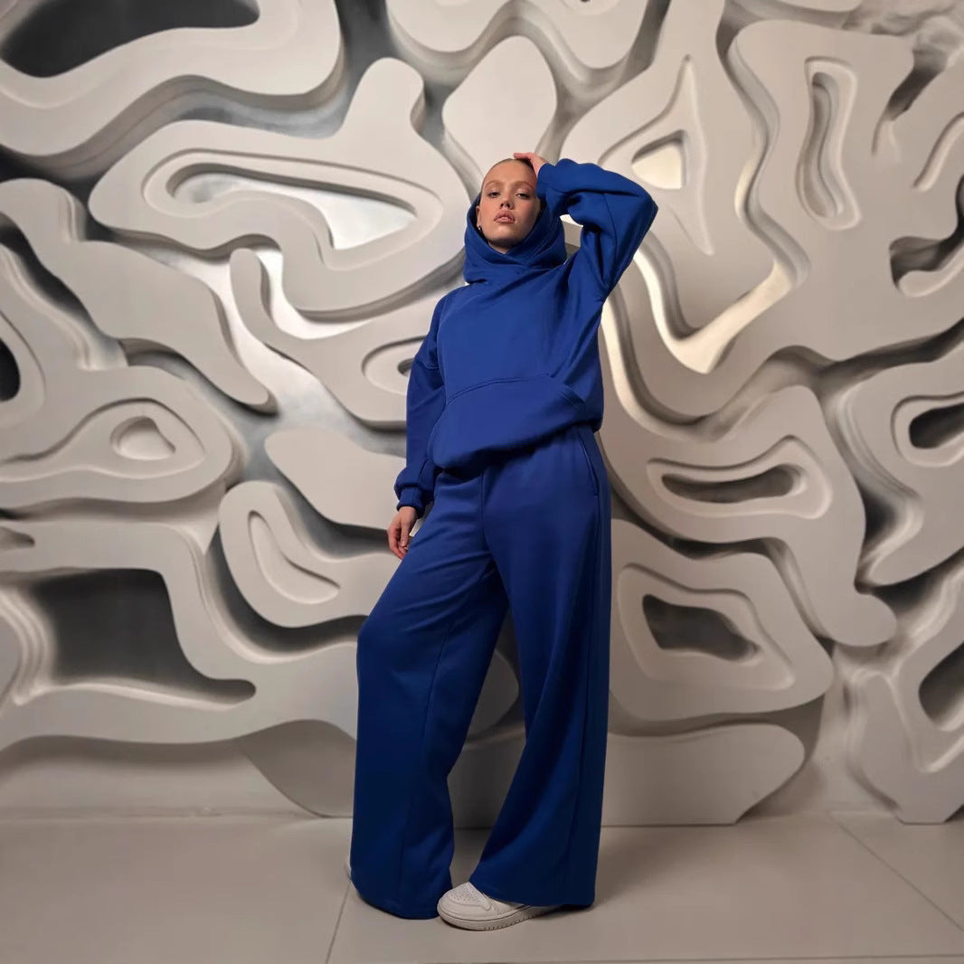 Damernas avslappnade hoodie-set med vid passform Eva Jonsson-Eva Jonsson