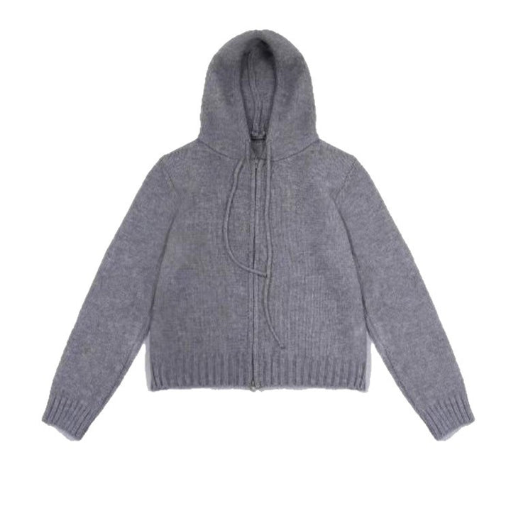 Damernas avslappnade hoodiejacka i mjuk fleece med praktiska fickor Mirla-Eva Jonsson