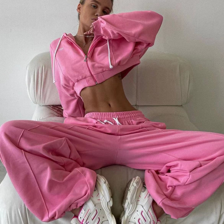 Damernas avslappnade mesh-hoodie med hög krage Mirla-Eva Jonsson