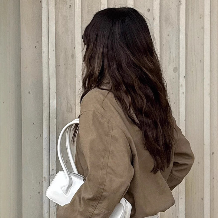 Damernas avslappnade mockajacka i oversized passform Eva Jonsson-Eva Jonsson