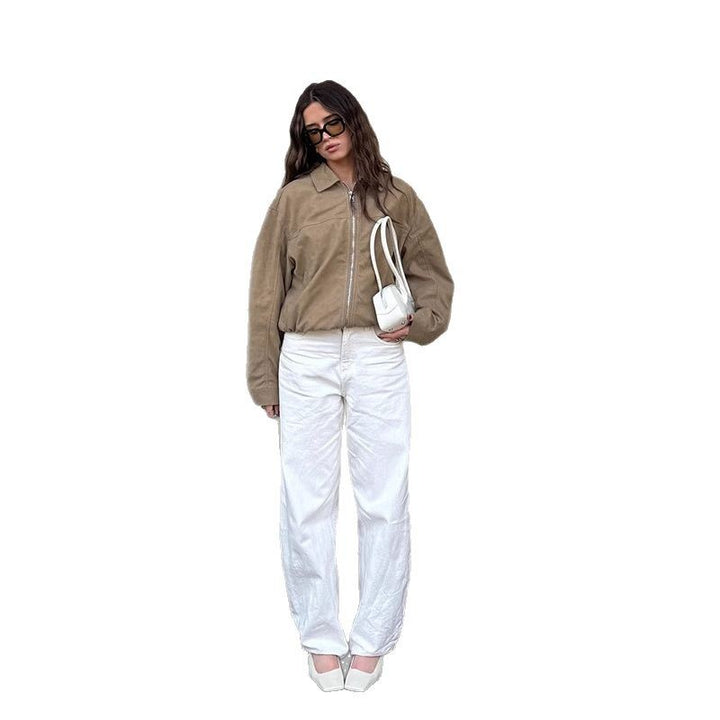 Damernas avslappnade mockajacka i oversized passform Eva Jonsson-Eva Jonsson