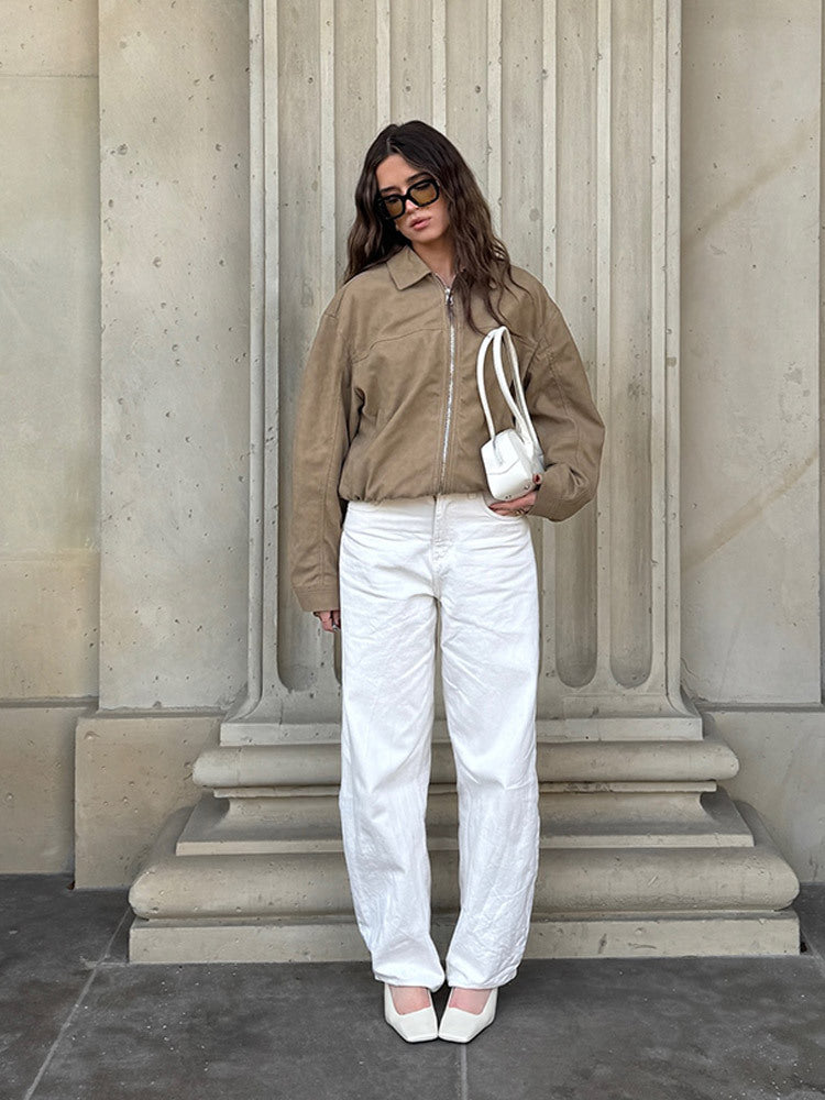Damernas avslappnade mockajacka i oversized passform Eva Jonsson-Eva Jonsson