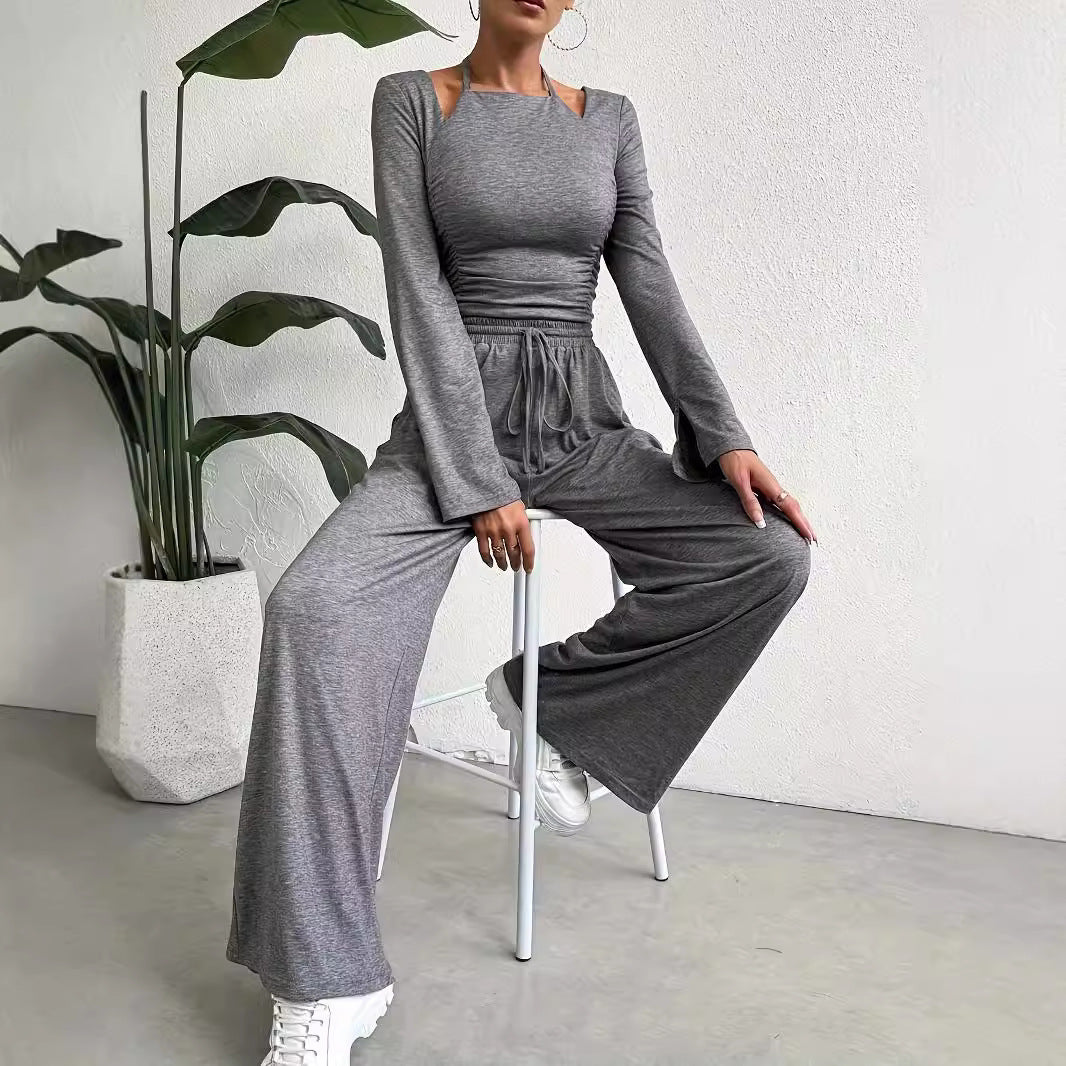 Damernas avslappnade och trendiga lounge-set med bred passform och eleganta ärmar Eva Jonsson-Eva Jonsson