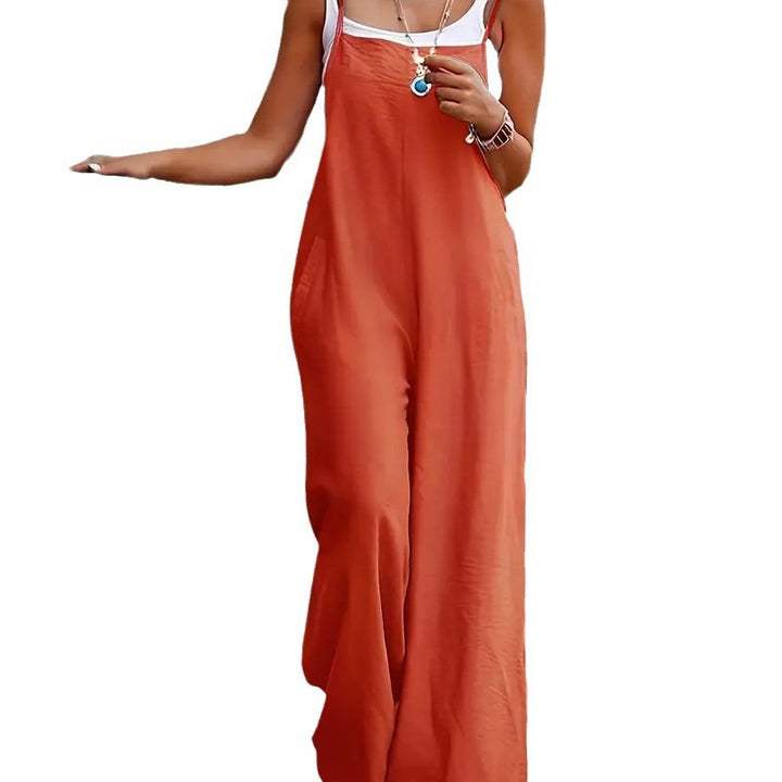 Damernas avslappnade overall med vida ben och praktiska fickor Mirla-Eva Jonsson