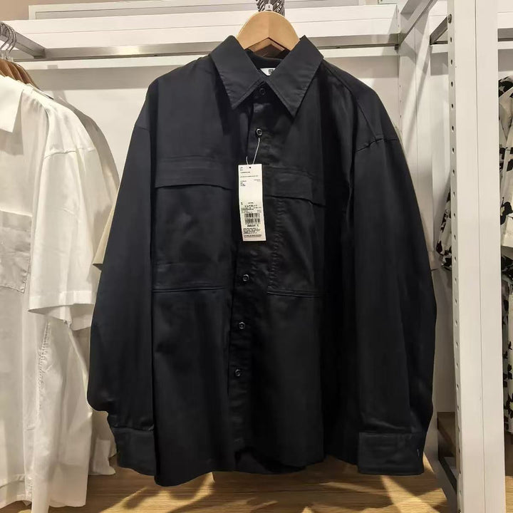 Damernas avslappnade overshirt med flera fickor Mirla-Eva Jonsson