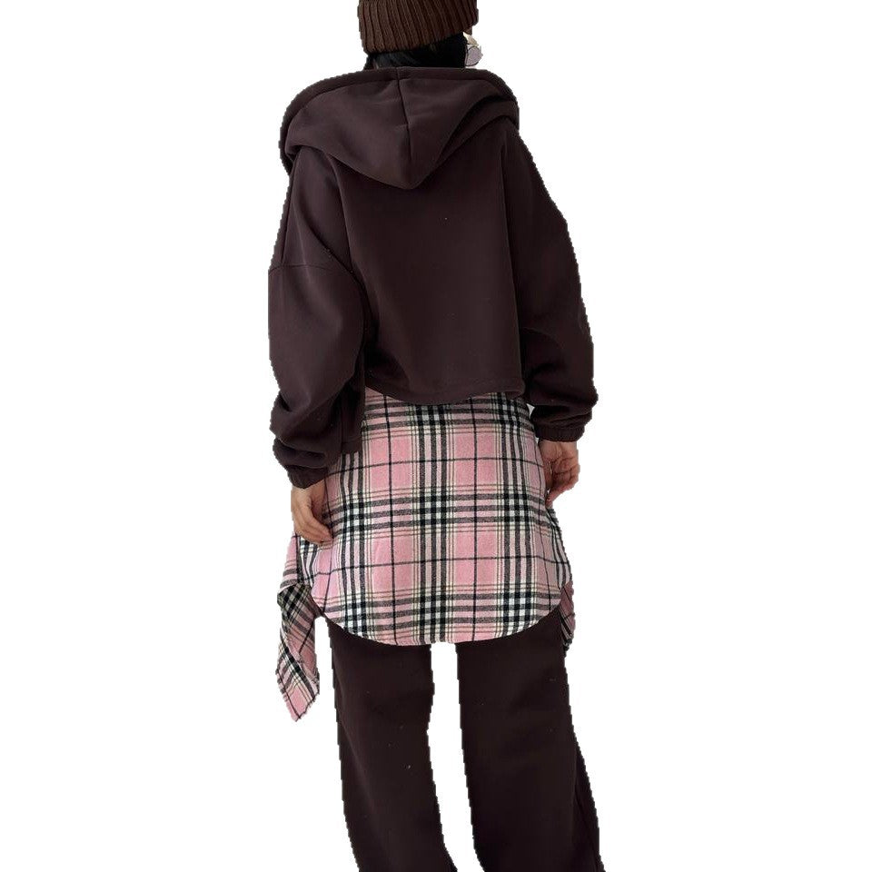 Damernas avslappnade oversized hoodiejacka med sidofickor Mirla-Eva Jonsson