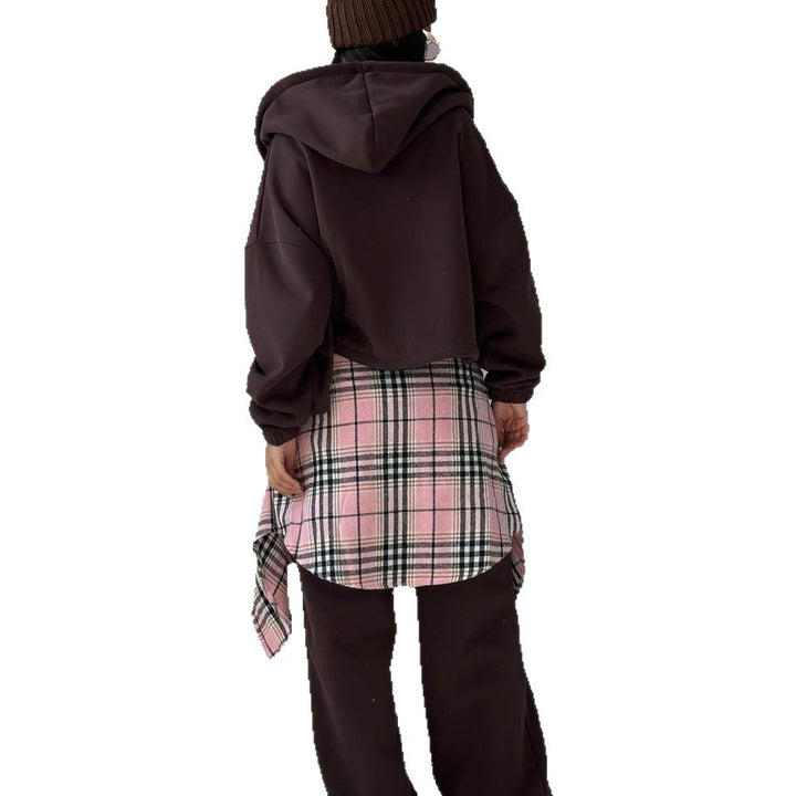 Damernas avslappnade oversized hoodiejacka med sidofickor Mirla-Eva Jonsson