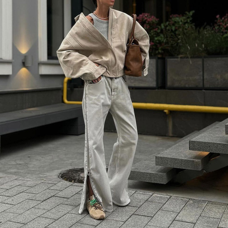 Damernas avslappnade oversized jacka Eva Jonsson-Eva Jonsson