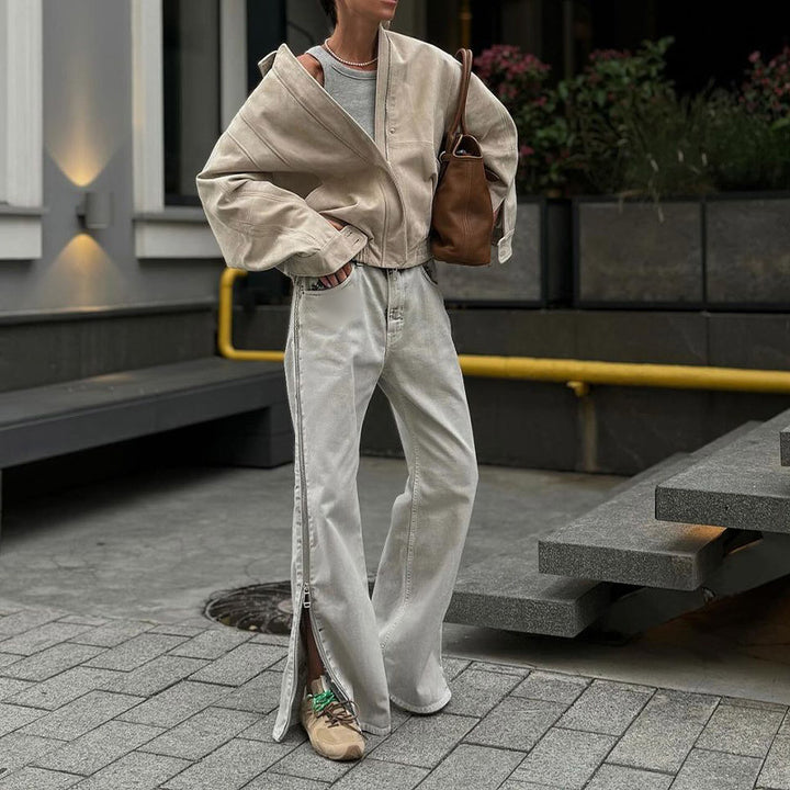 Damernas avslappnade oversized jacka Eva Jonsson-Eva Jonsson