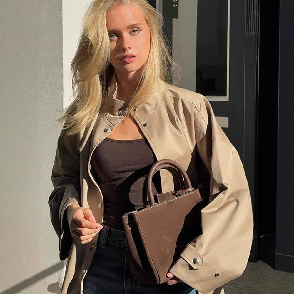 Damernas avslappnade oversized jacka med praktiska fickor Eva Jonsson-Eva Jonsson