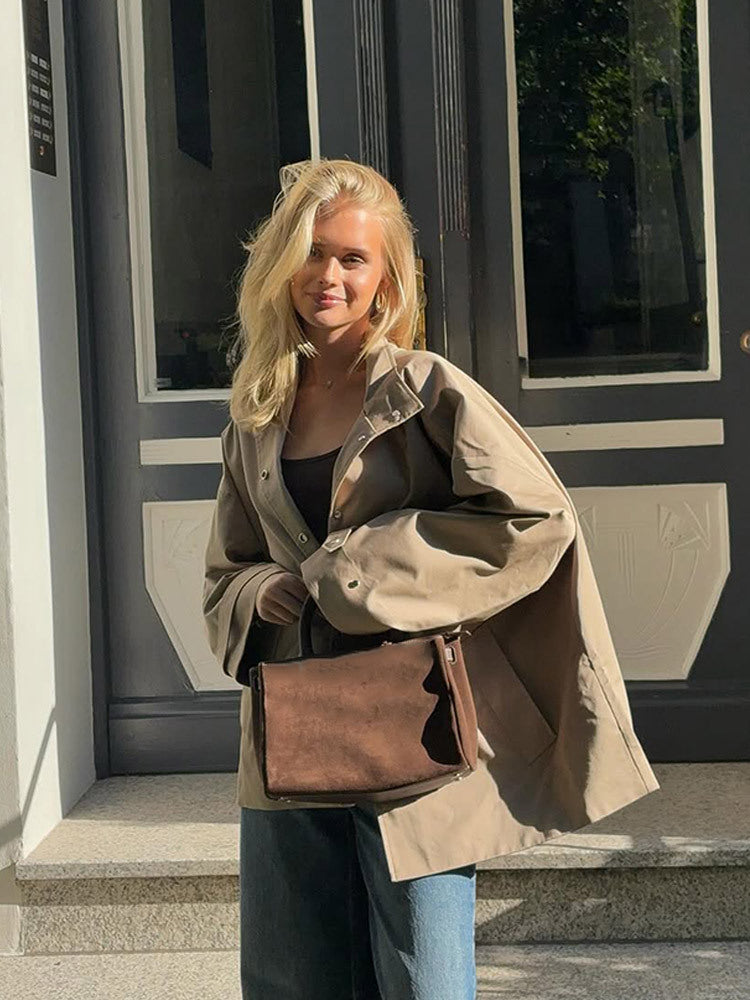 Damernas avslappnade oversized jacka med praktiska fickor Eva Jonsson-Eva Jonsson