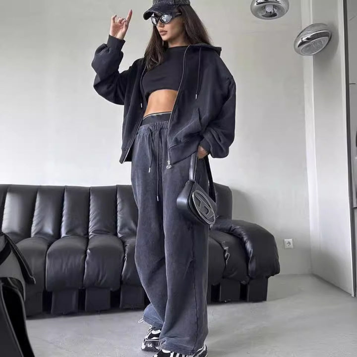 Damernas avslappnade oversized-joggingdräkt-set Mirla-Eva Jonsson