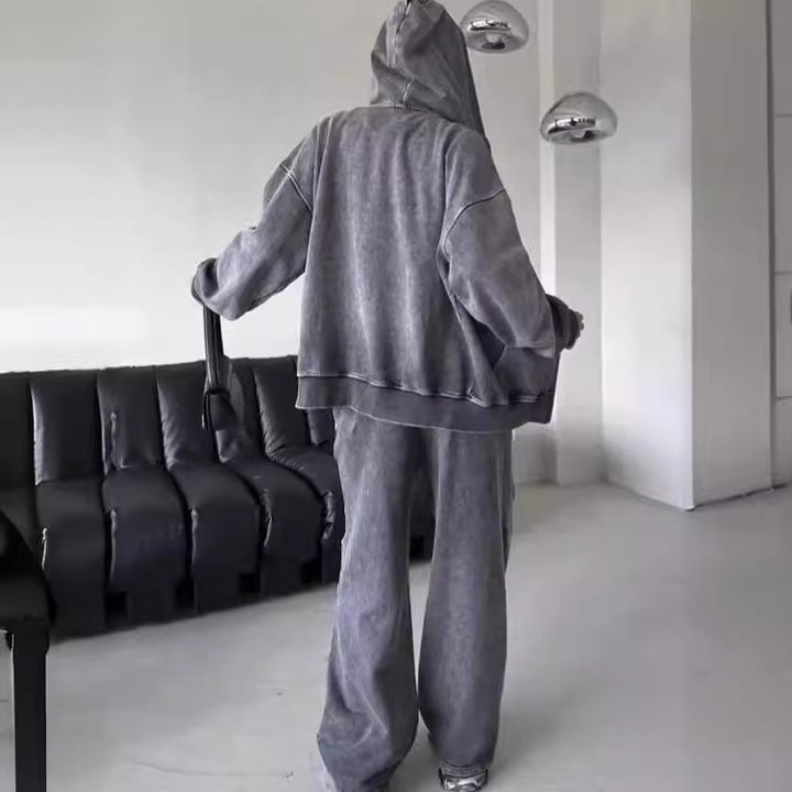 Damernas avslappnade oversized-joggingdräkt-set Mirla-Eva Jonsson