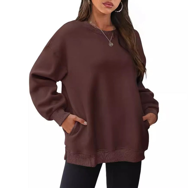 Damernas avslappnade oversized sweatpullover Eva Jonsson-Eva Jonsson