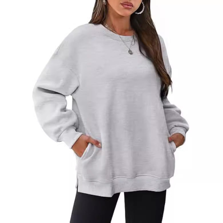 Damernas avslappnade oversized sweatpullover Eva Jonsson-Eva Jonsson