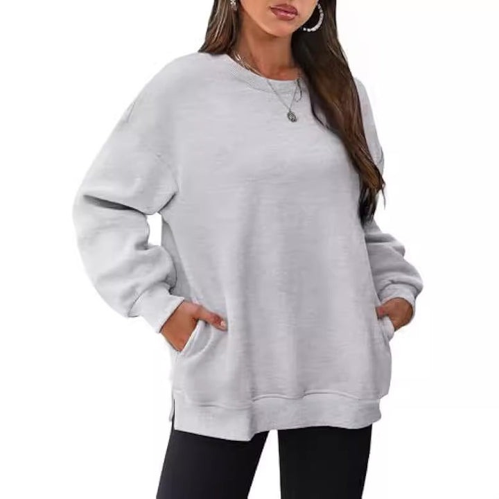 Damernas avslappnade oversized sweatpullover Eva Jonsson-Eva Jonsson