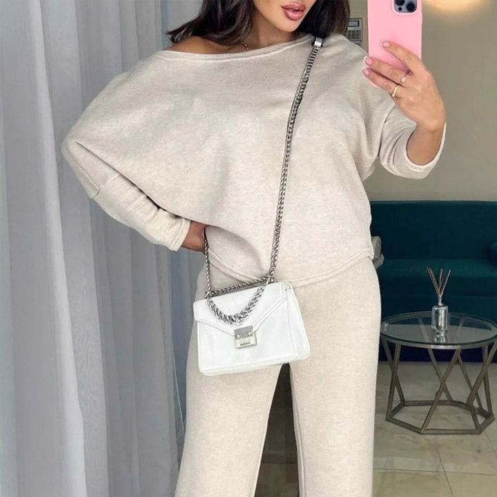 Damernas avslappnade oversized sweatshirt Eva Jonsson-Eva Jonsson