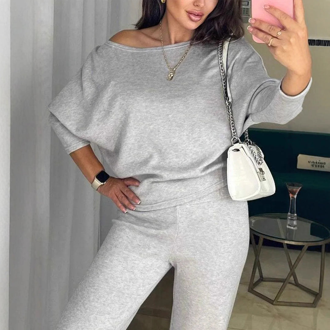 Damernas avslappnade oversized sweatshirt Eva Jonsson-Eva Jonsson