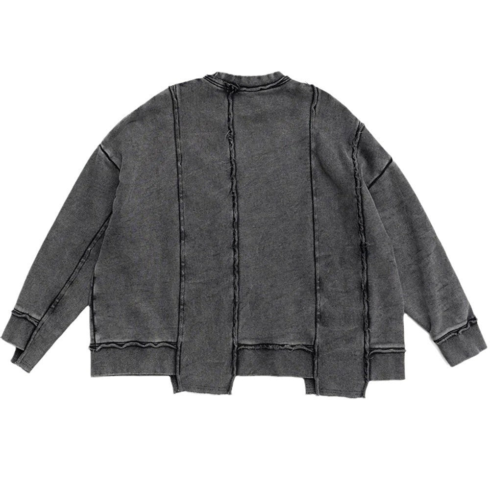 Damernas avslappnade oversized sweatshirt med unik sömdetalj Mirla-Eva Jonsson