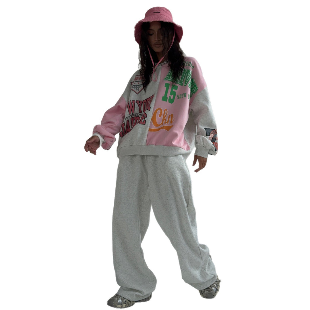 Damernas avslappnade oversized sweatshirt och joggingset Mirla-Eva Jonsson