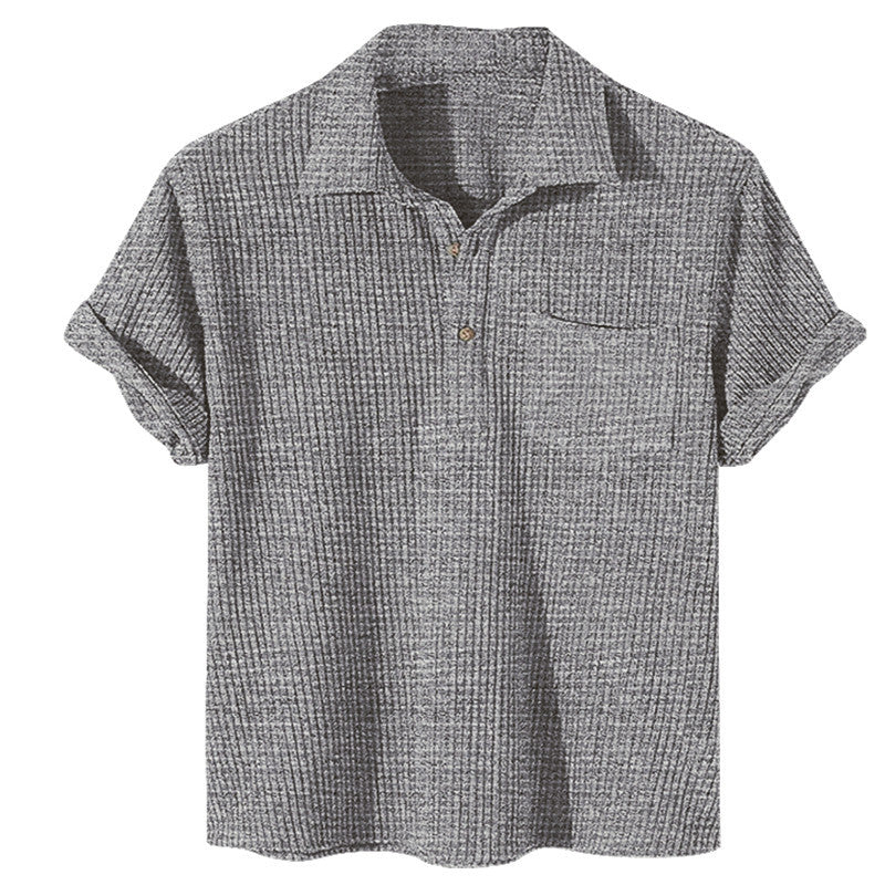 Damernas avslappnade polo-tröja med strukturerad design Mirla-Eva Jonsson