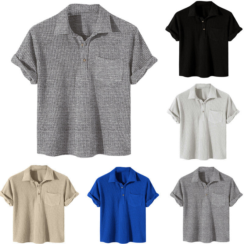Damernas avslappnade polo-tröja med strukturerad design Mirla-Eva Jonsson