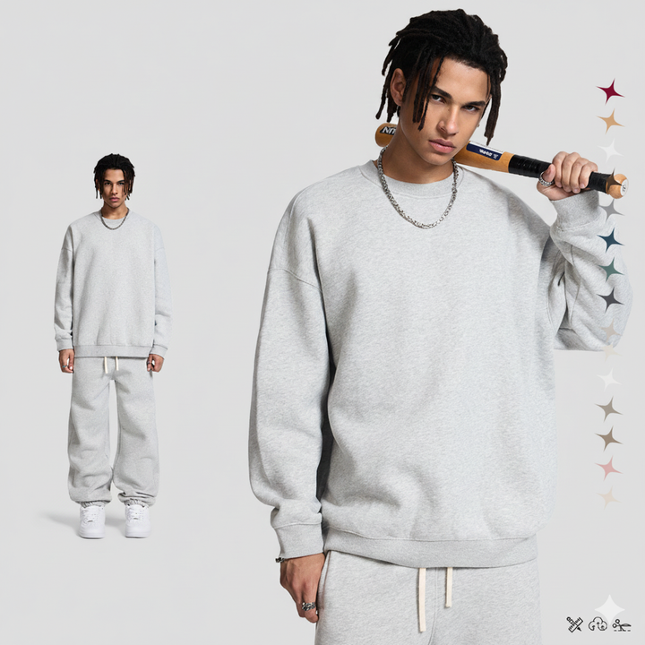 Damernas avslappnade set av oversized sweatshirt och joggingsbyxor Mirla-Eva Jonsson