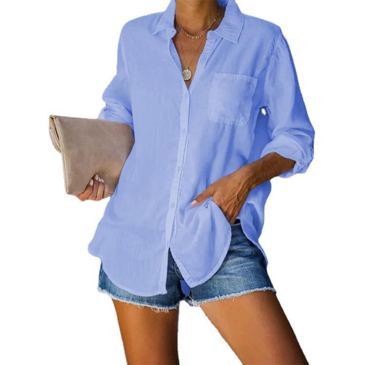 Damernas avslappnade skjortblus Mirla-Eva Jonsson