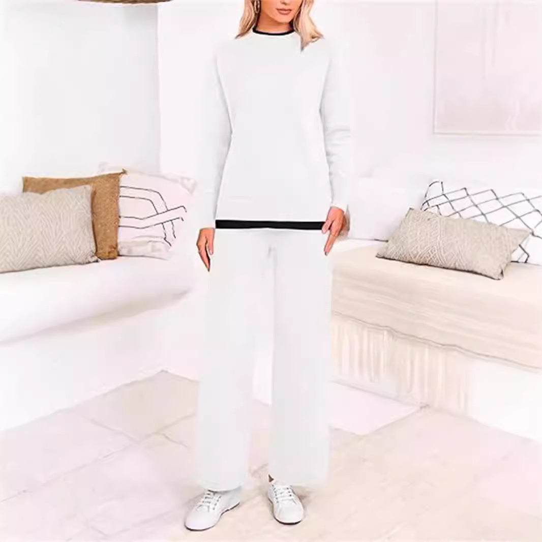 Damernas avslappnade stickat set Mirla-Eva Jonsson