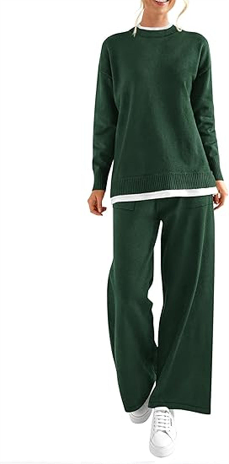 Damernas avslappnade stickat set Mirla-Eva Jonsson