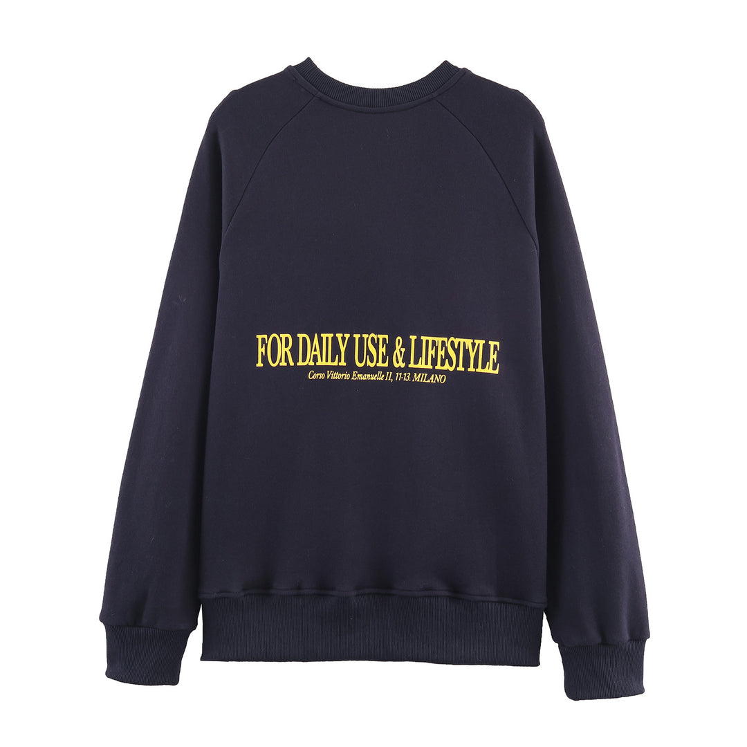 Damernas avslappnade sweatshirt med grafisk tryck Mirla-Eva Jonsson