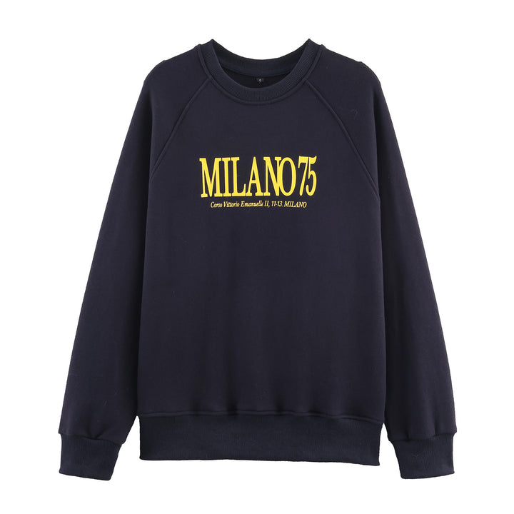Damernas avslappnade sweatshirt med grafisk tryck Mirla-Eva Jonsson