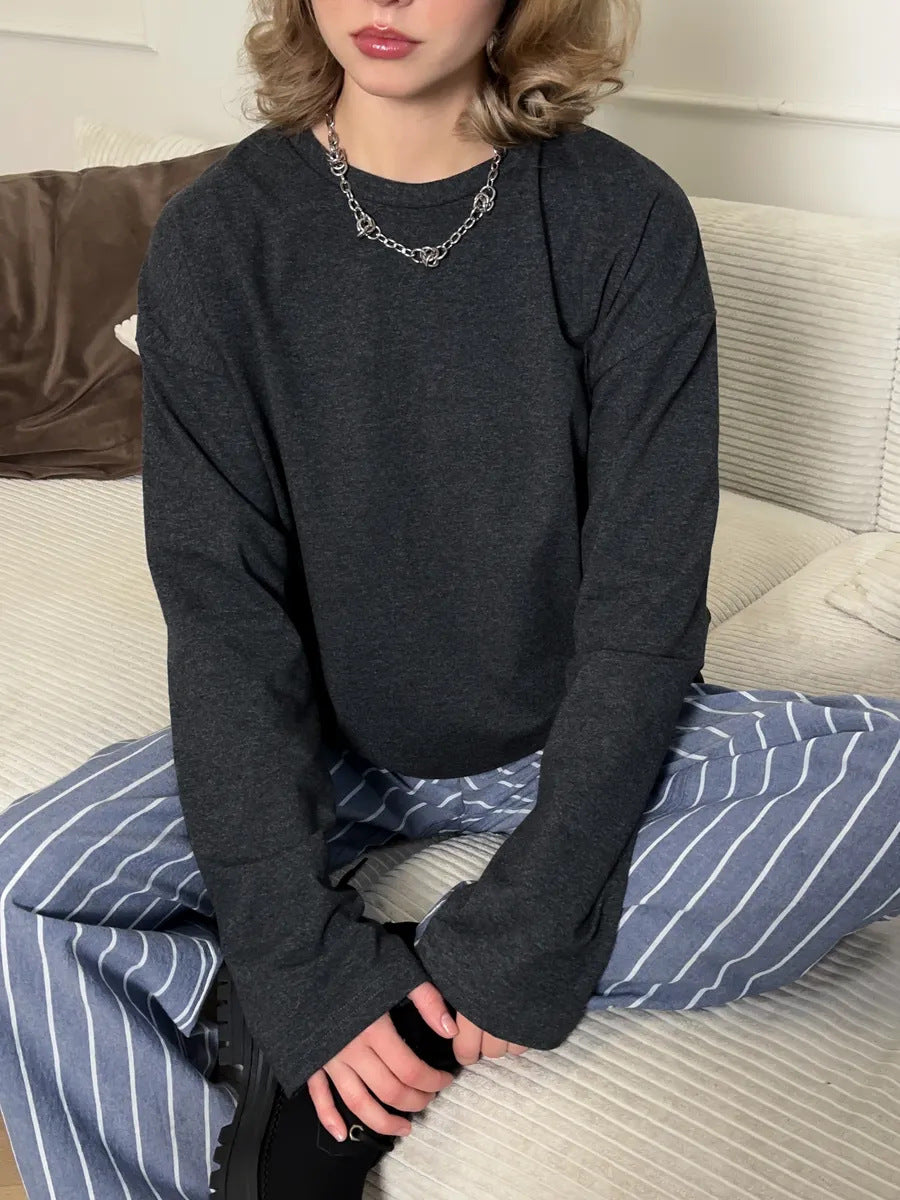 Damernas avslappnade sweatshirt med lös passform Eva Jonsson-Eva Jonsson