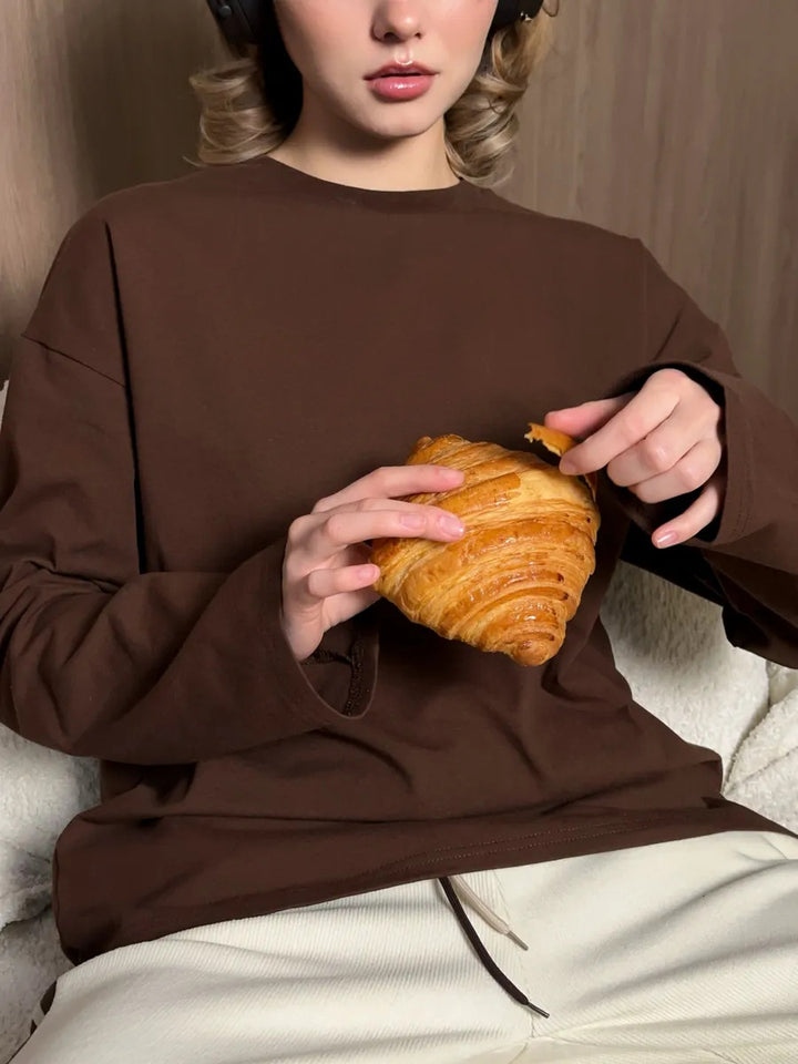 Damernas avslappnade sweatshirt med lös passform Eva Jonsson-Eva Jonsson