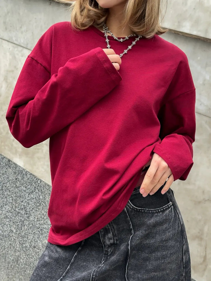 Damernas avslappnade sweatshirt med lös passform Eva Jonsson-Eva Jonsson