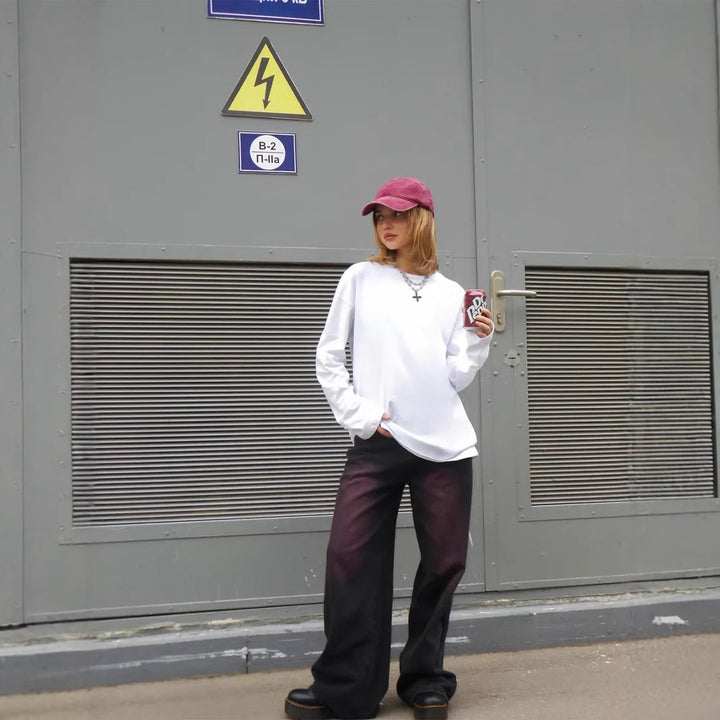 Damernas avslappnade sweatshirt med lös passform Eva Jonsson-Eva Jonsson